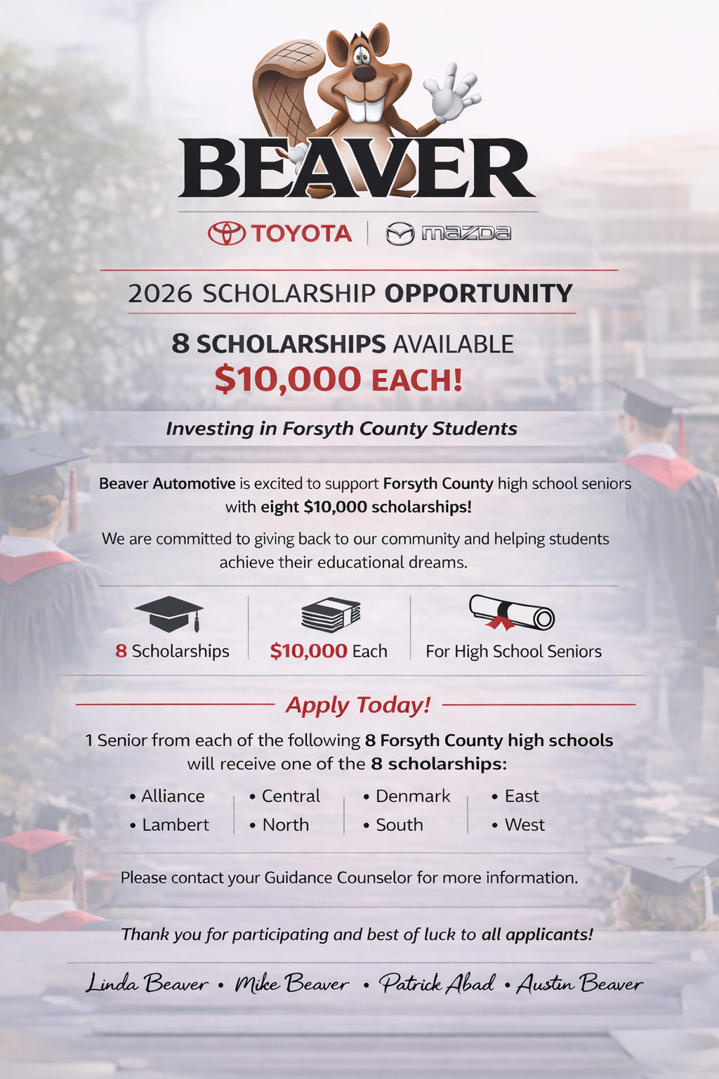 Beaver Automotive Scholarship Program thumbnail